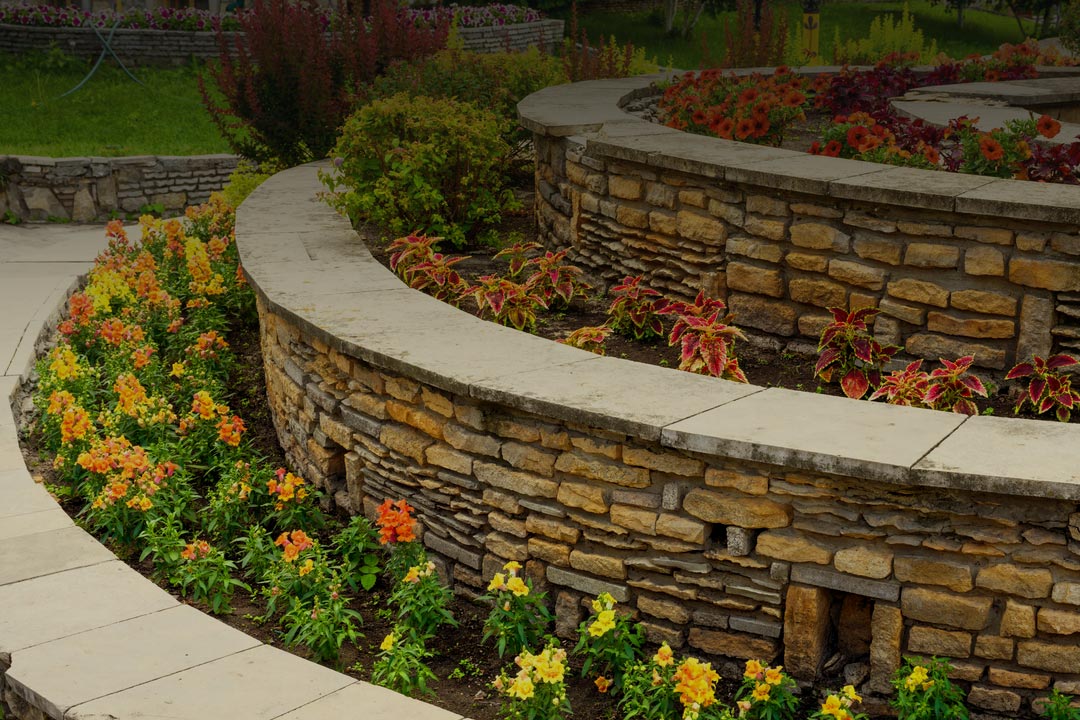 Wall Caps Close Up